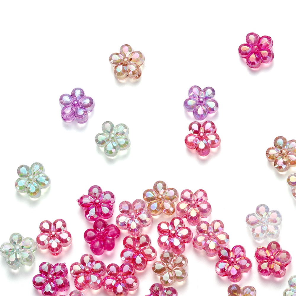 St.kunkka 10 cái / bộ hạt đục lỗ hình hoa 15mm để làm đồ trang sức DIY tốt