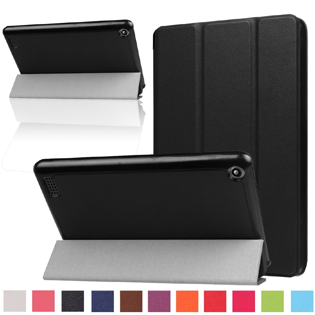 For Amazon Kindle Fire HD 10 8 7 2017 7th Gen Magnetic Slim PU Leather Flip Stand Smart Case For Amazon Kindle Fire 7