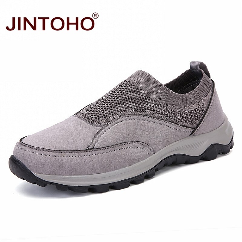 2020 New Big Size Men Shoe Fashion Men Casual Leather Shoes Brand Men Sneakers Slip On Loafers Male Shoes