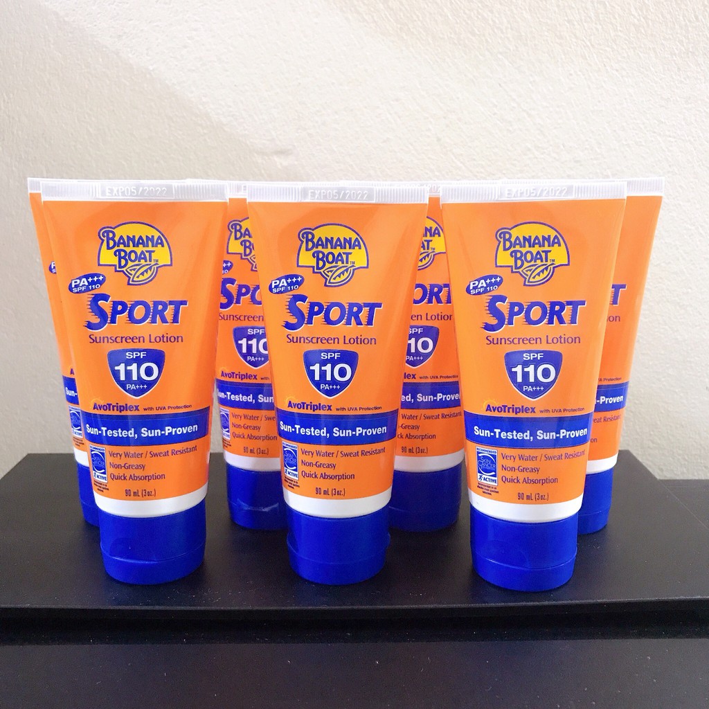 Kem Chống Nắng Thể Thao Banana Boat Sport Thể Thao SPF110 (90Ml)