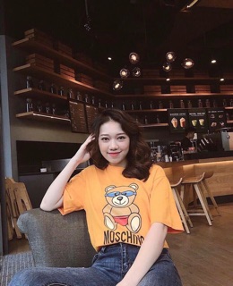 Áo phông gấu cam
