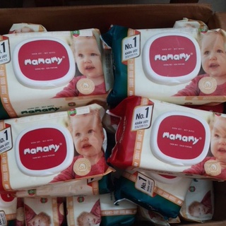 4 gói Giấy ướt Mamamy có nắp