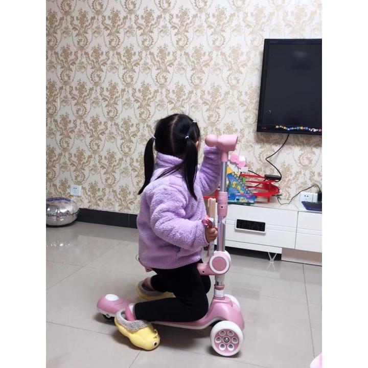 Xe trượt Scooter cho bé Dream - tải trọng 80kg , đèn ,nhạc,bánh phát sáng