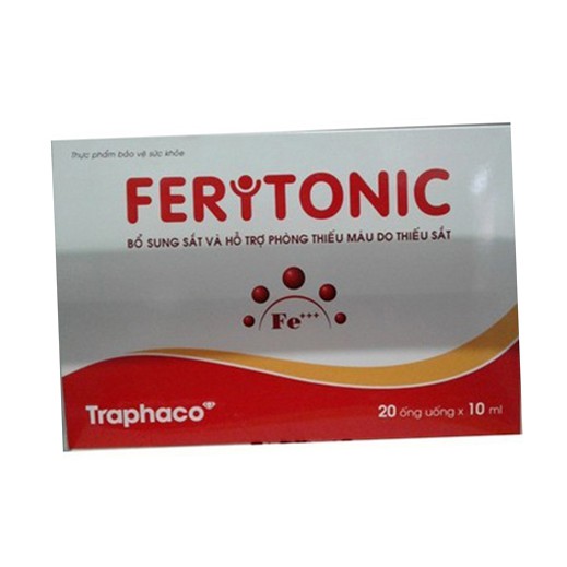 FERITONIC Bổ sung sắt, phòng thiếu máu do thiếu sắt.