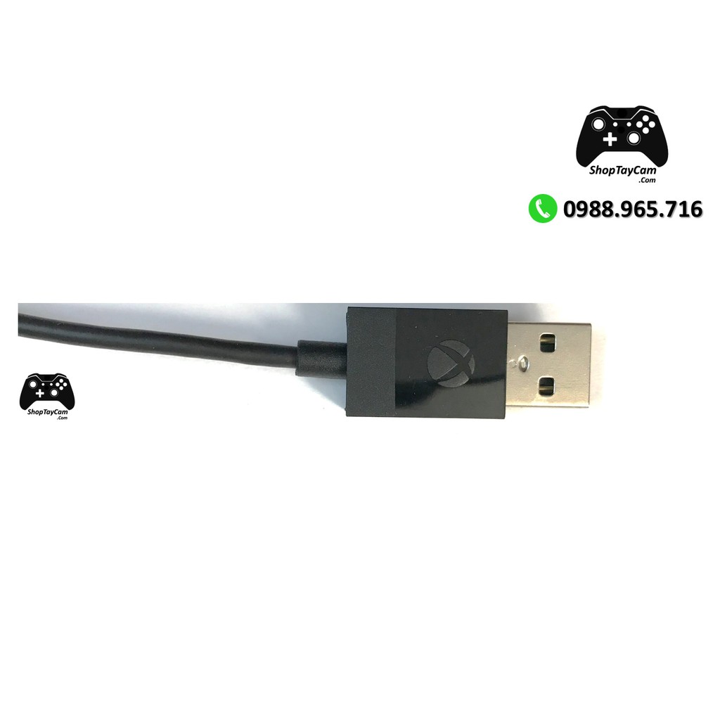 Cáp Cable Tay Cầm Xbox One / Xbox One S  / PS4 Chính Hãng Logo Xbox Kết Nối Có Dây Dài 2,7M | TOP BÁN CHẠY