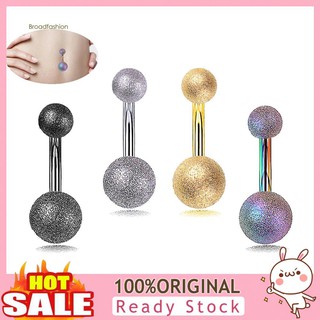 Khuyên rốn inox thiết kế đầu hình bóng sành điệu