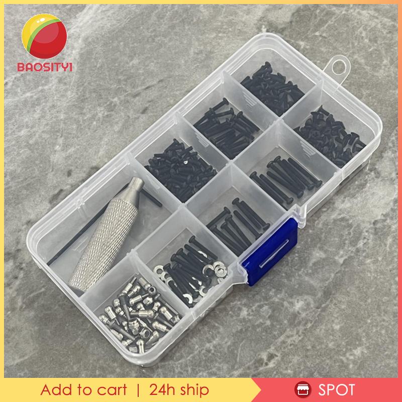 Bộ 257 Ốc Vít Kèm Cờ Lê Cho Mô Hình Điều Khiển Từ Xa Wltoys 1 / 28