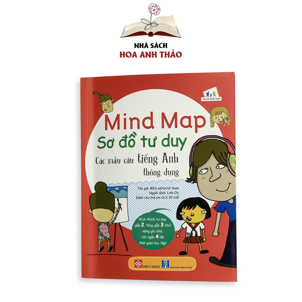 Sách - Sơ đồ tư duy Mind Map từ vựng và mẫu câu tiếng anh thông dụng