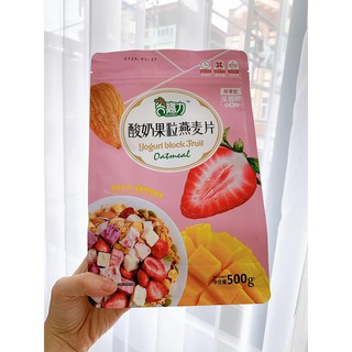 Ngũ cốc hoa quả giảm cân dạng túi 500g. Date đến 6 tháng.