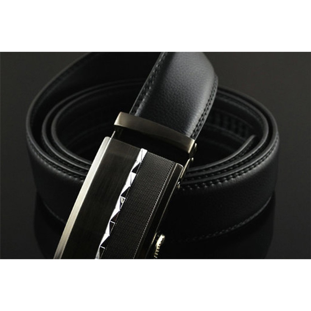 Thắt lưng nam cao cấp - Khóa tự động - tặng vòng tay phong thủy