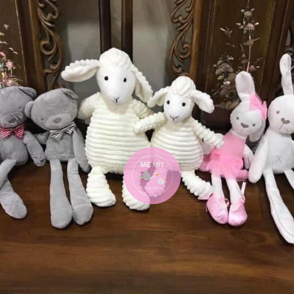 Thú bông cho bé, đồ chơi trẻ em Thỏ Bông, Cừu Bông, Gấu Bông