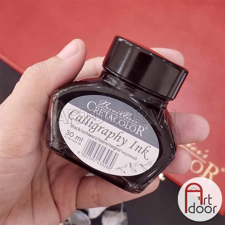 [ARTDOOR] Mực viết chữ CRETACOLOR Calligraphy (Đen, 30ml)