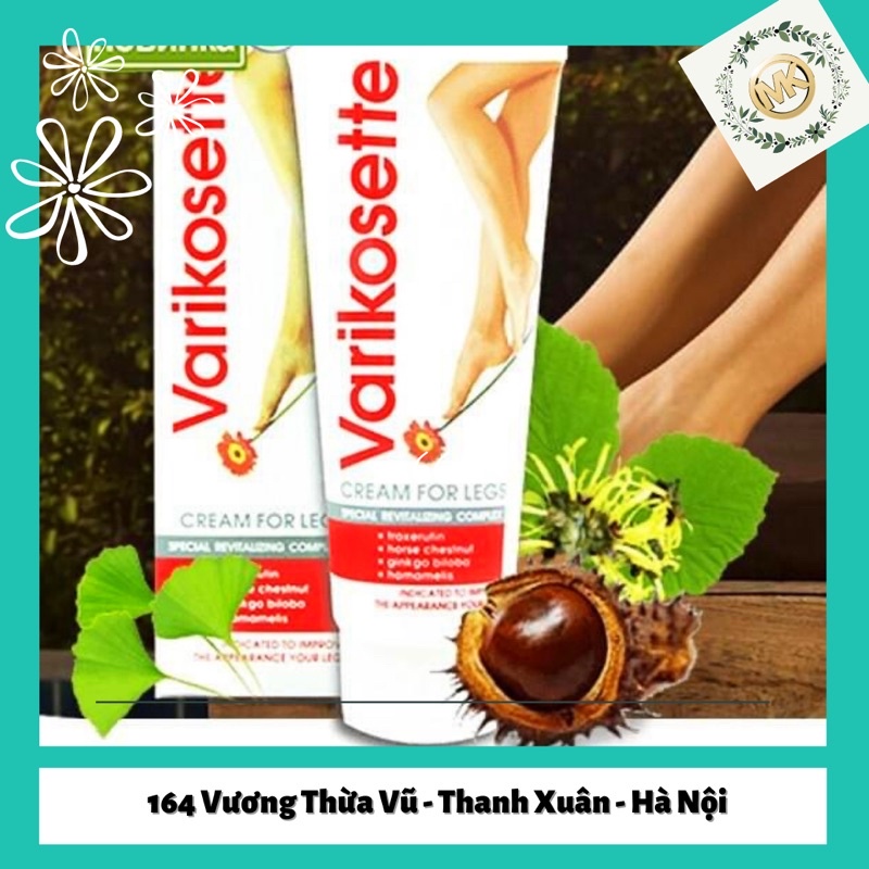 Kem giảm giãn tĩnh mạch chân Varikosette 75ml
