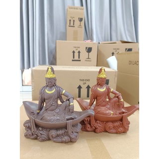 Tượng phật Bà Quan Âm Bồ tát ngồi tự tại, Chất liệu composite cao cấp