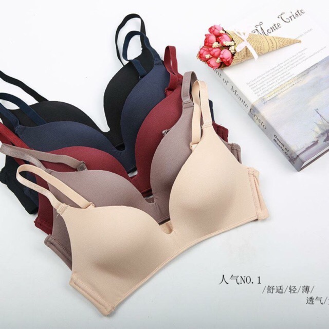 Áo lót xuất Nhật không gọng đựng túi zip xịn xò