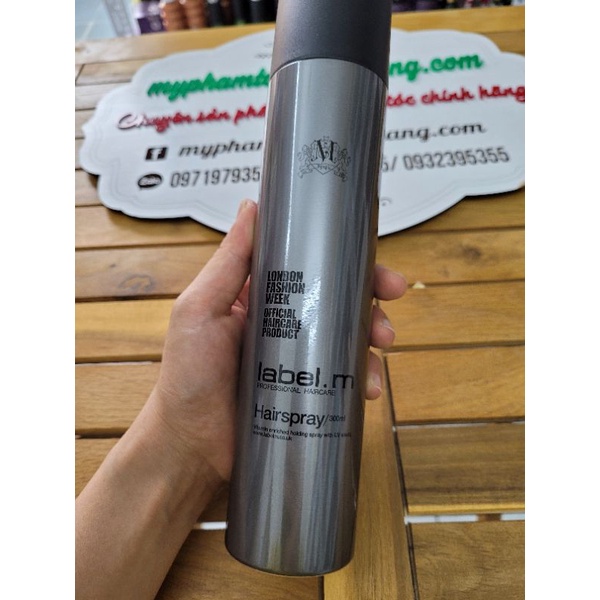 XỊT GIỮ NẾP TÓC LABEL.M HAIR SPRAY 300ML