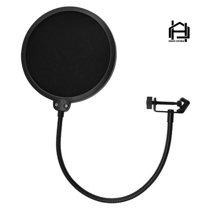 Chân kẹp mic và màng lọc thu âm Microphone NB35 - Giá đỡ mic kẹp bàn gắn micro livestream