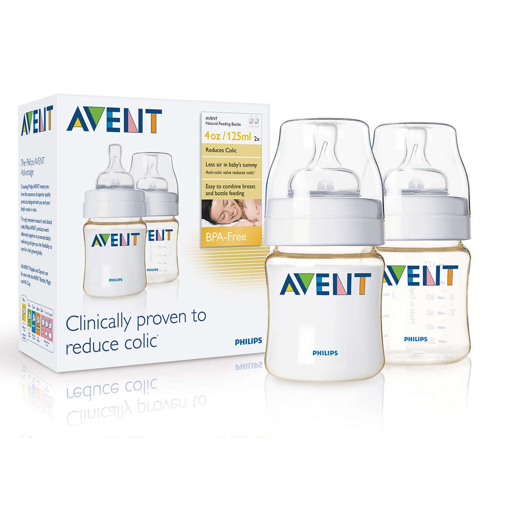 Bình sữa Philips Avent classic nhựa PES 125ml-260ml set 2