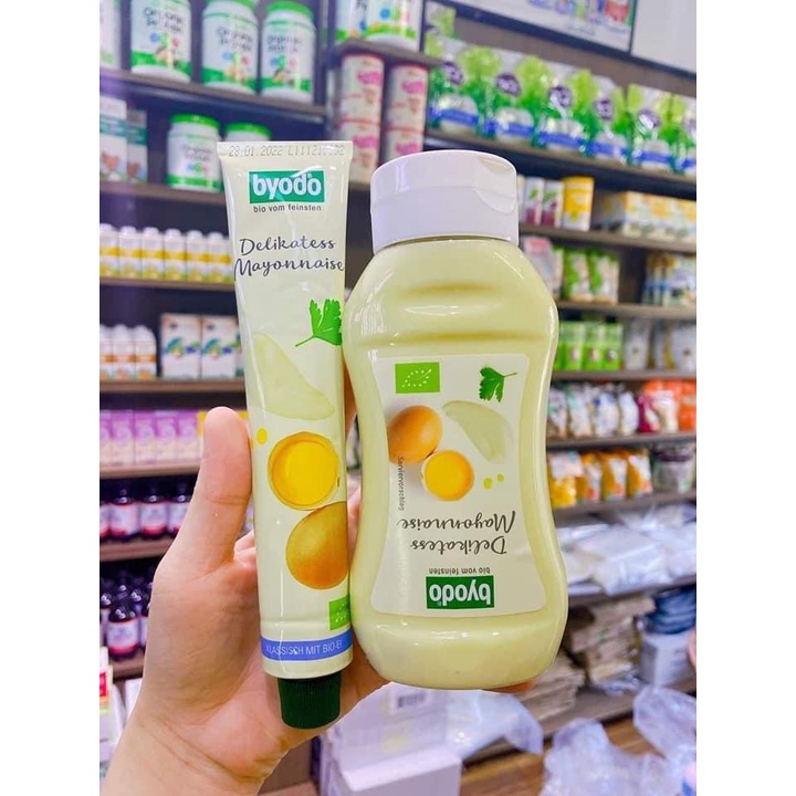 [BYODO] SỐT MAYONNAISE TỪ TRỨNG GÀ HỮU CƠ - (100ml - 300ml)