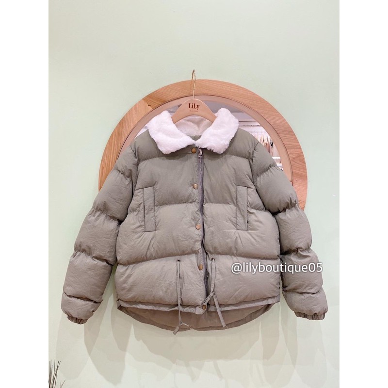 Áo phao cổ lông (ib chọn màu) | BigBuy360 - bigbuy360.vn