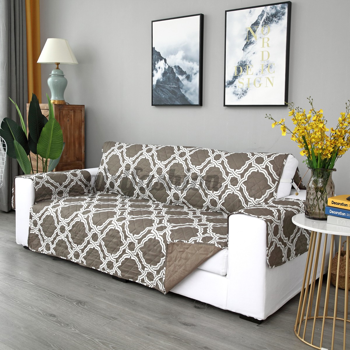 Tấm Phủ Ghế Sofa Thời Trang Chống Thấm Nước