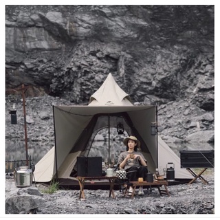 Lều Glamping hình chóp pyramid có mái che Naturehike NH20ZP013