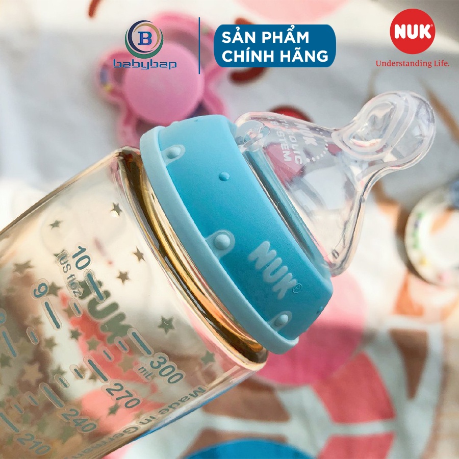 Bình Sữa NUK Premium Choice+ Nhựa PPSU 150ml/300ml Cao Cấp Siêu Bền, Chống Xước