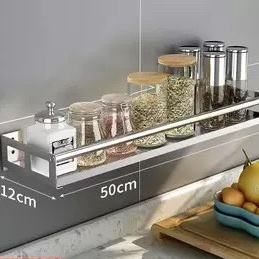 Kệ Đựng Gia Vị, Giá Gia Vị Inox Không Gỉ, Kệ Để Đồ Phòng Bếp, Phòng Tắm Đa Năng LEON OFFICIAL