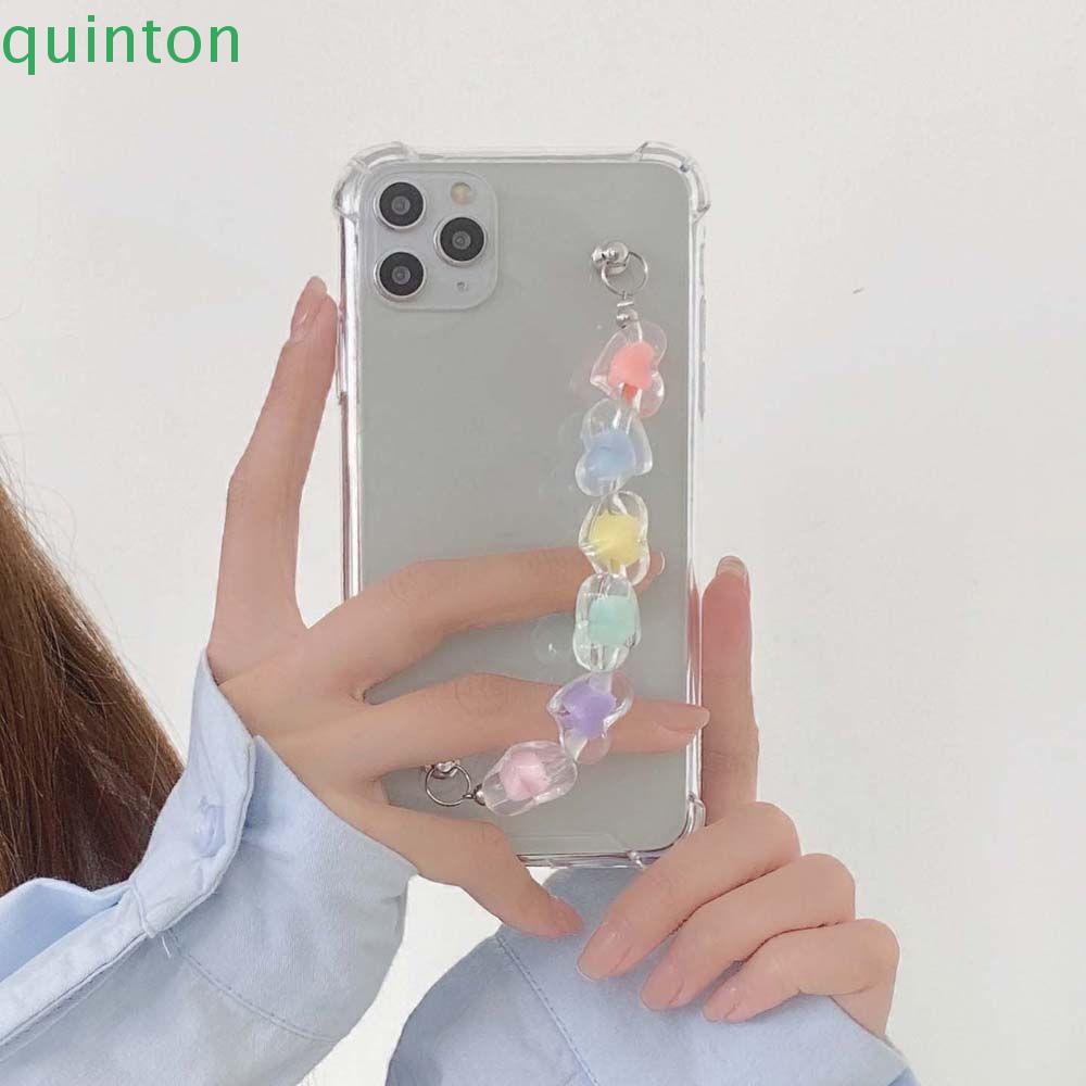 Dây xích acrylic treo điện thoại chống rơi DIY cho nữ