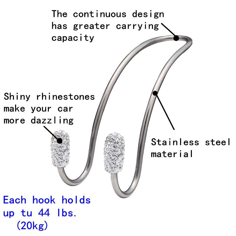 Set 2 Móc Treo Đồ Gắn Ghế Sau Xe Hơi Tiện Dụng