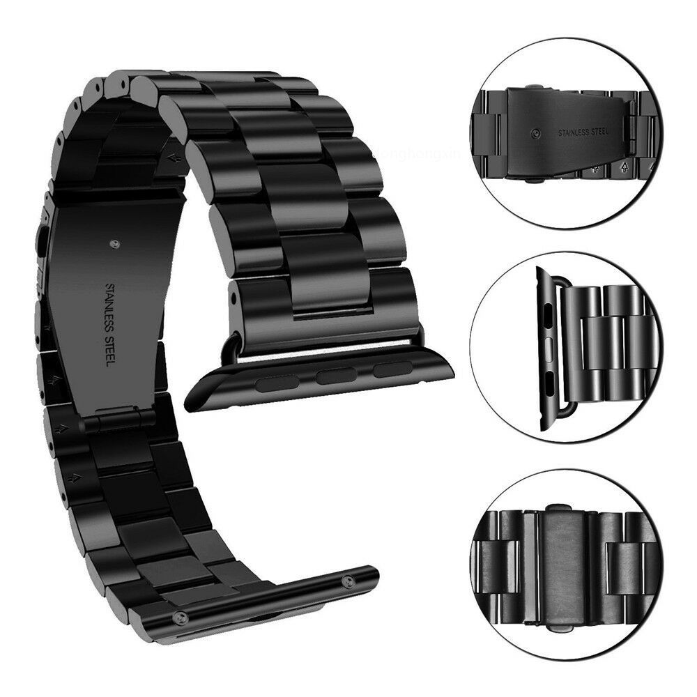 Dây Đeo Đồng Hồ Thông Minh Bằng Thép Không Gỉ 40/44mm Dành Cho Apple Watch Series 7 6 5 4 SE 41mm 45mm
