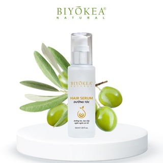 Serum dưỡng tóc thiên nhiên phục hồi tóc hư tổn, dưỡng mượt tóc với hương thơm thiên nhiên Biyokea hair serum 50/80ml