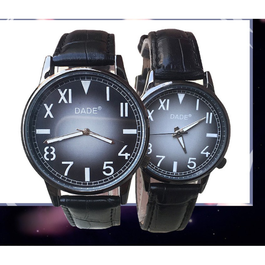 [Cực Đẹp] Đồng Hồ Cặp Đôi Dade Phong Cách Hàn Quốc Cực Đẹp - Hazo