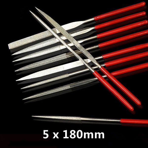 Bộ 10 dũa kim cương 180mm