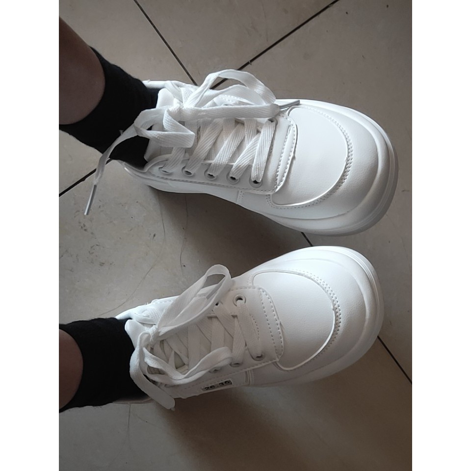 (ORDER) Giày sneakers trắng ulzzang - US159 ảnh thật ở cuối