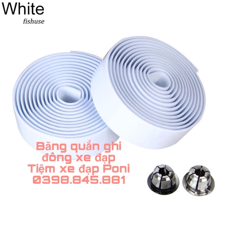 Bộ 2 băng quấn ghi đông/tay lái xe đạp thể thao cao su tiện lợi