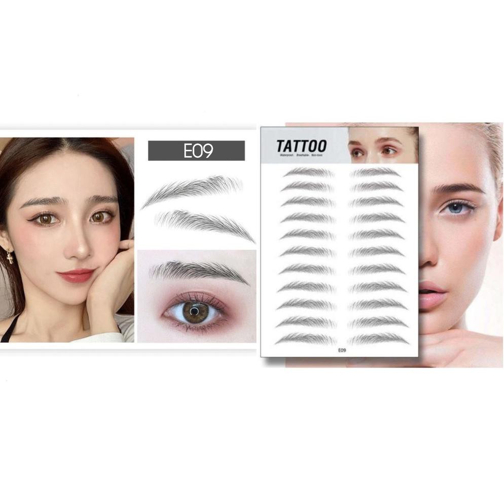 (hàng Mới Về) Miếng Dán Xăm Lông Mày 4d Chống Thấm Nước Tiện Dụng | BigBuy360 - bigbuy360.vn