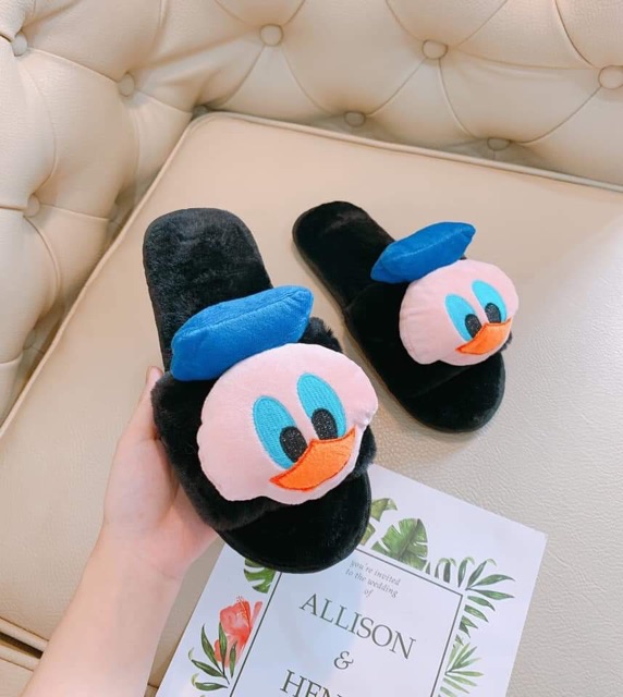 Dép Lông Mang Trong Nhà Dép đi trong  Nhà  chống  trơn  trượt hình thú siêu cưng nè khách iu ơi rinh ngay một em đi dạo