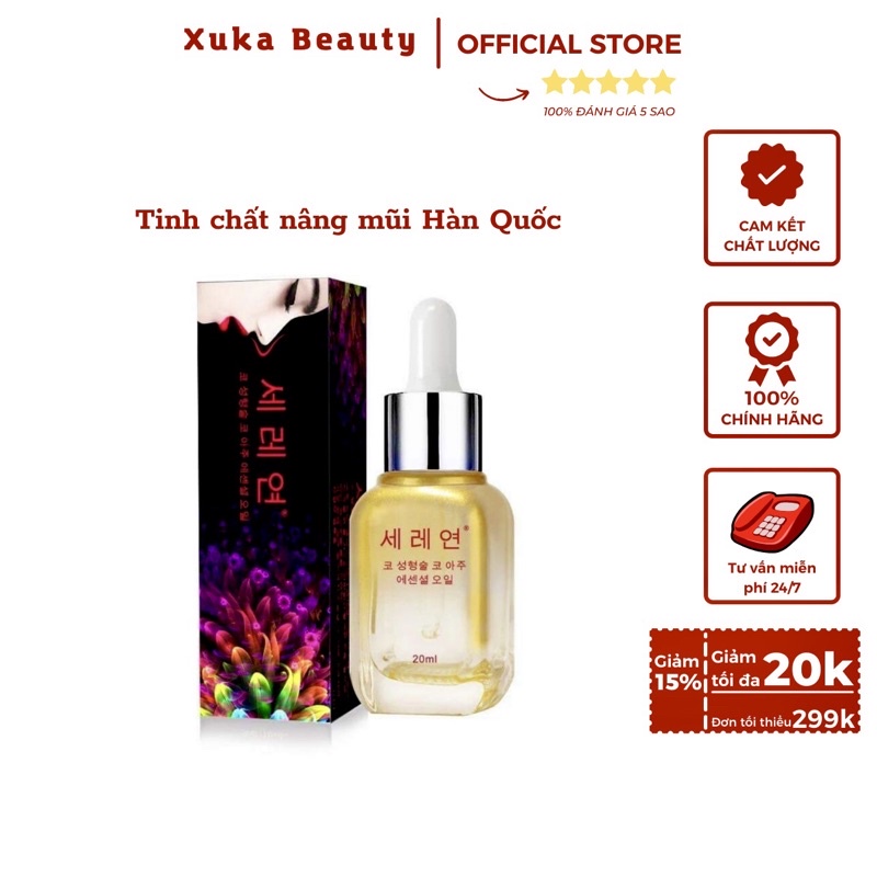 Tinh chất nâng mũi Hàn Quốc ko phẫu thuật, hiệu quả rõ rệt sau 14 ngày (20ml)