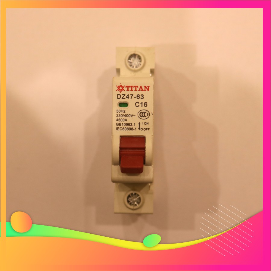 Aptomat 1 Pha Chống Quá Tải 16A Titan