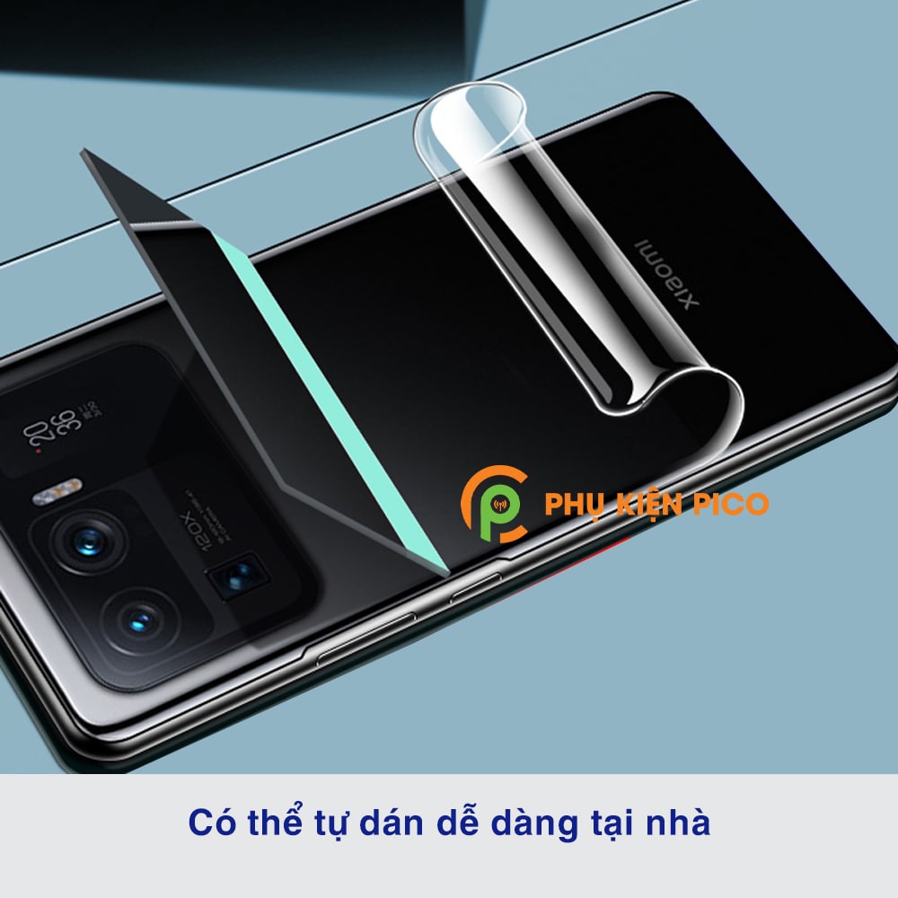 Dán lưng Mi 11 Ultra full mặt lưng full viền trong suốt PPF tự phục hồi vết xước - Dán dẻo Xiaomi Mi 11 Ultra