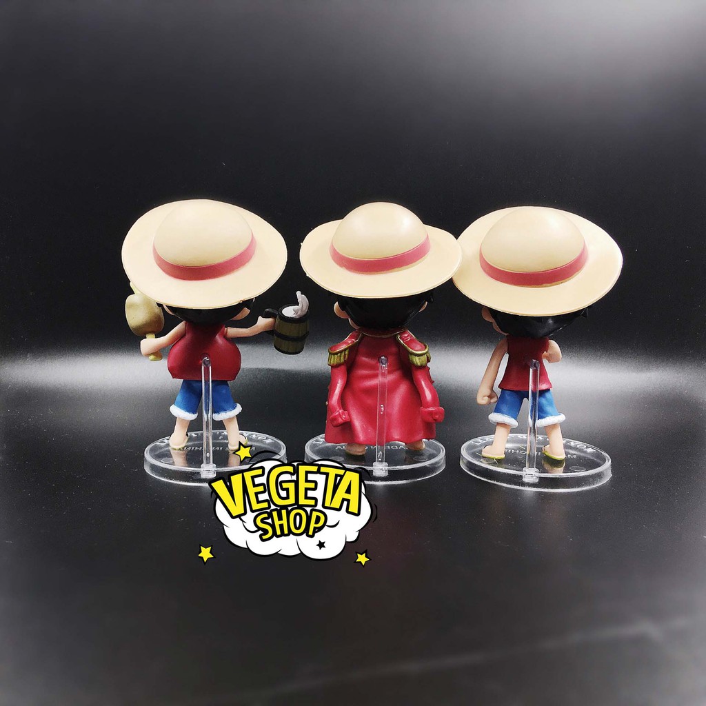 Mô hình One Piece - Luffy mũ rơm - Mẫu 6 nhân vật Luffy tùy chọn - Cao 12cm - Mô hình cực chắc tay, to, nặng, nét, đẹp