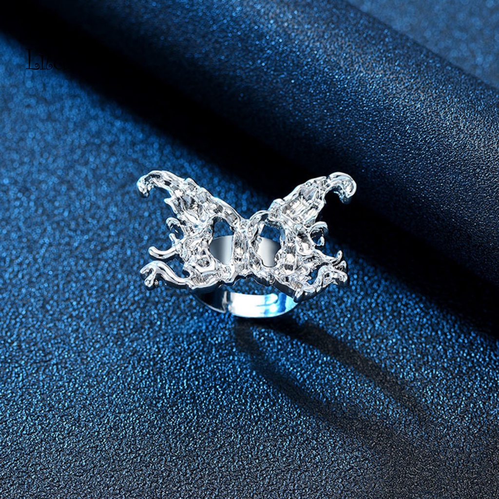 Nhẫn Hợp Kim Trang Trí Hình Bươm Bướm Đính Đá Thời Trang Cho Nữ