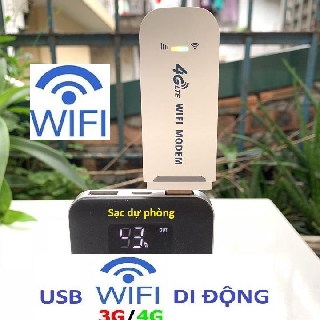 USB DCOM 3G 4G DONGLE phát Wifi từ sim 3G/4G dùng được đa mạng, có khe đọc thẻ nhớ