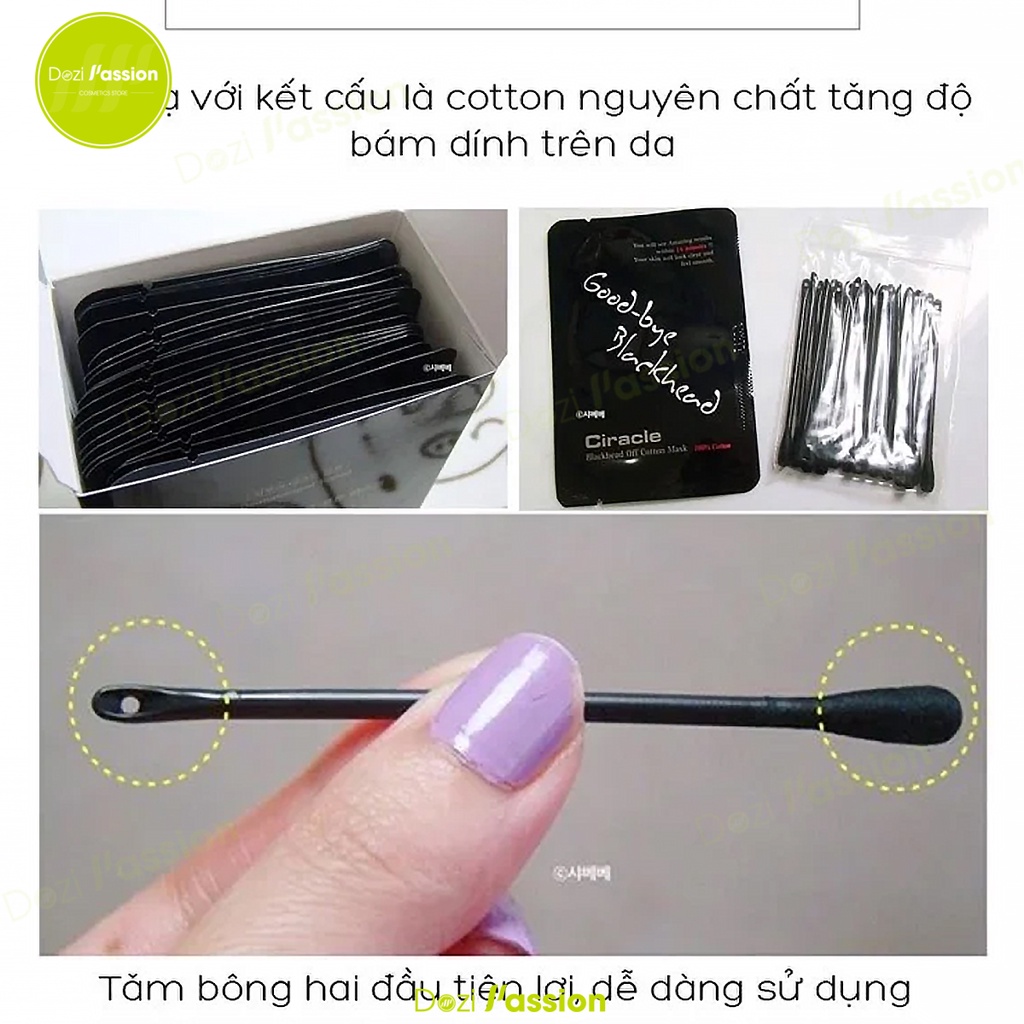 Miếng Dán Mụn Ciracle Goodbye BlackHead Đẩy Mụn Đầu Đen, Mụn Cám Nhanh Chóng, Hiệu Quả - Kèm Que Đẩy Mụn (1 Miếng)