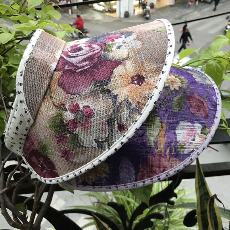 Mũ Chống Nắng Nền Hoa Perro Hàn Quốc