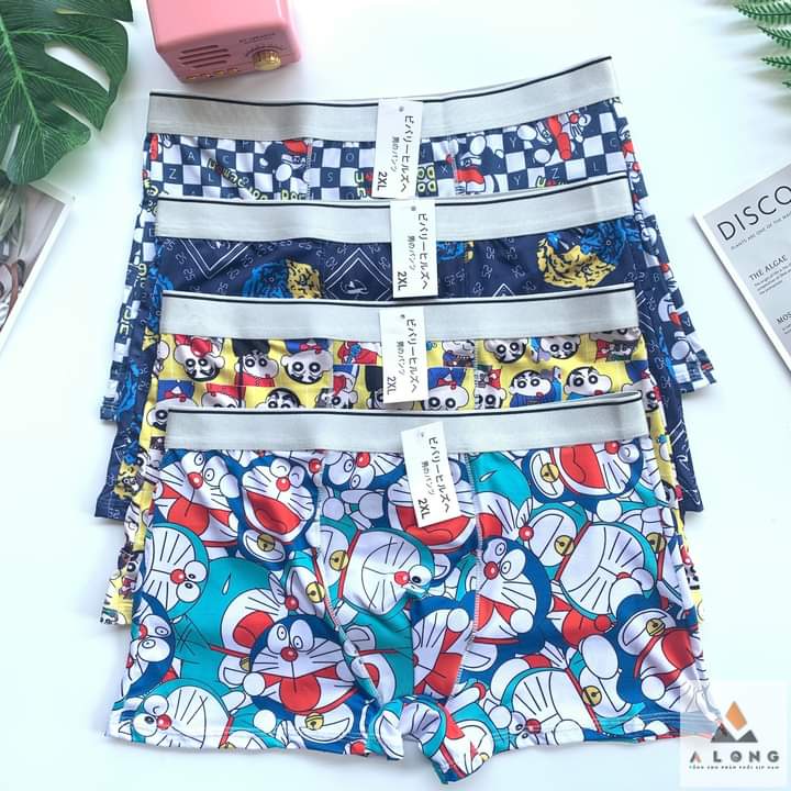 Quần lót nam thun lạnh hình doremon dễ thương, cưng xỉu