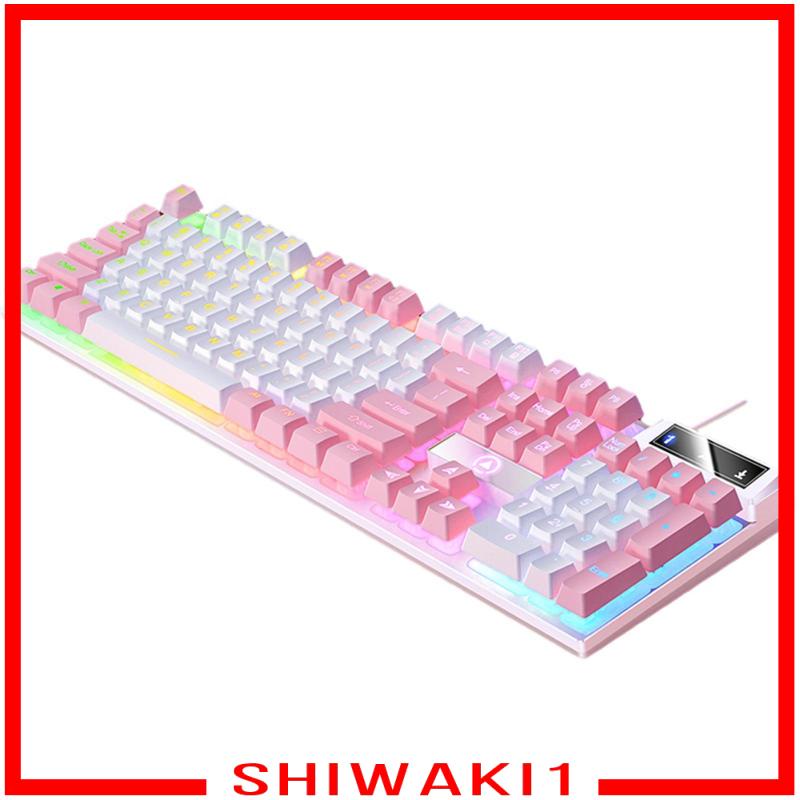 Bàn PhíM Cơ Gaming Shiwaki1, ĐầU CắM USB RGB Cho PC / Văn PhòNg