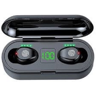Tai Nghe Bluetooth F9 TWS Không Dây | nút cảm ứng | Hiển thị % pin, Dung Lượng 2000Mah