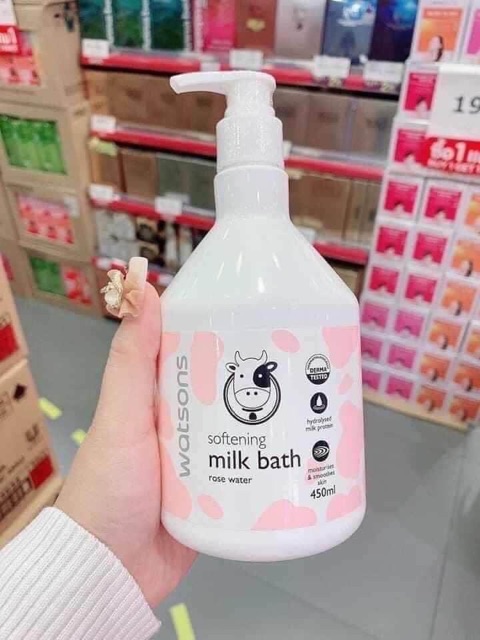SỮA TẮM CON BÒ WASTON Milk Bath THÁI LAN 450ML